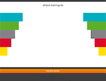 Tablet Screenshot of alfons-kolling.de